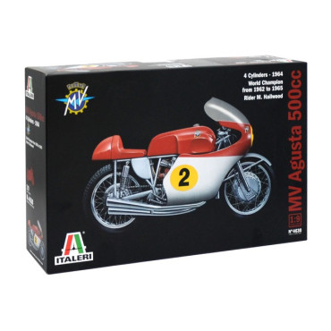 KIT PARA MONTAR ITALERI MV AGUSTA 500 CC. 4 CILINDROS 1964 1/9 ITA 4630 4630S